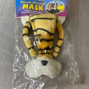 Francos Plush Animal Tiger Mask. New in Package!